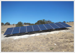 Home Solar Systems - Ground Mounted Solar Panels